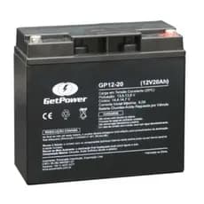 BATERIA RECARREGAVEL 12V 20AH PARA NO BREAK , ALARMES E AUTOMAÇÃO.