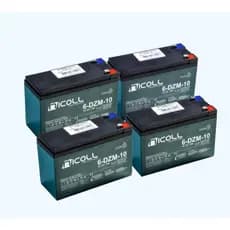 KIT 4 UNIDADES DA 12V 10AH COMPATIVEL COM A 12V 9AH ESPECIFICA PARA BICICLETAS ELETRICAS.