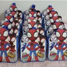 Kit Maleta lembrancinha de aniversário/ Maletinha 3D /  Spidey e seus amigos