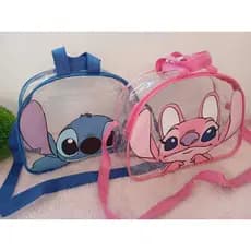 KIT BOLSA DE PRAIA - STITCH FAZEMOS OUTROS TEMAS - MALETA - SACOLA PRAIA LEMBRANCINHA