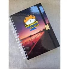 Agenda 2025 Personalizada Logo da empresa / Agenda 1 dia por página