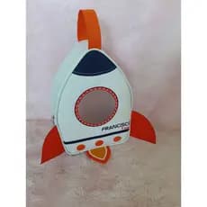 Kit Mochilinha Personalizada Festa Infantil Foguete / Mochilinha Foguete