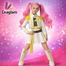 Fantasia Infantil Mira Costume Kpop Demon Hunter Cosplay Menina