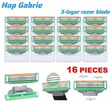 Barbeador manual Masculino , Aplica-Se À Lâmina mach 3 , 3 Camadas , Recargas De Navalha