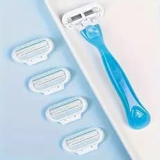 Ferramenta Manual De Remoção De Pelos De Biquíni Feminino , Lâminas De Barbear De Aço Inoxidável De 3 Camadas Segurança