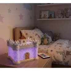 Abajur Luminária Castelo Encantado LED – Decoração Quarto Bebê e Criança