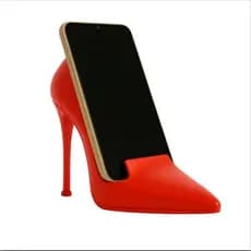 Suporte para Celular Salto Alto Luxury - Elegância na sua Mesa!