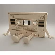 🎧 Boneco Articulado Fita Cassete Retrô - Peraonalizado