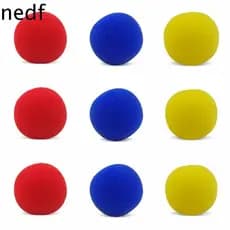 Truques De Mágica De Esponja NEDFS , Bola De Dedo Super Macia Com Aparência/Vanishing Vermelha