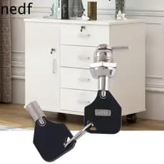 Armário De Gaveta NEDFS MS102 Com Fechadura Tubular De Caixa De Correio De Segurança De 2 Chaves 16-30mm