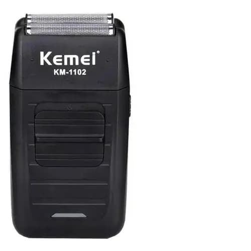 Barbeador Kemei KM-1102 preto 110V/240V