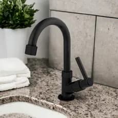 Torneira Banheiro PRETA Lavabo cuba sofisticada Abs Lavatorio Lavabo Banheiro cozinha