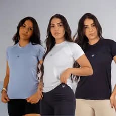 Camisa Dry Fit Feminina Poliamida UV Premium | Tecido Leve e Respirável para Treino e Dia a Dia