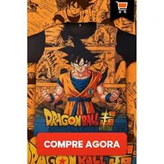 Camiseta Infantil Dragon Ball Z - Super. Goku Anime Menino Menina Camisa Estampada Geek
