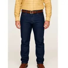 Calça Jeans Para Serviço Masculina Barata Reforçada Tradicional