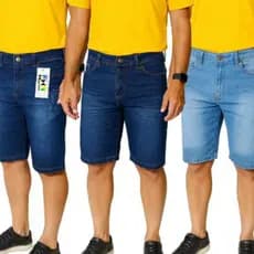 Bermuda Masculina Jeans com Elastano Direto da Fabrica Barata do 36 ao 56