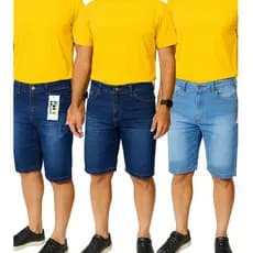 Bermuda Jeans Masculina Elastano Promoção Barata Direto da Fabrica