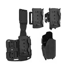Kit Evolution Speed Bélica - Perna / Cintura / Colete - Preto