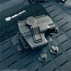 Coldre Eagle Fit Molle Colete  G17 G19 G22 G45  Beretta Apx -G2c G3TORO - PT100 PT92AF