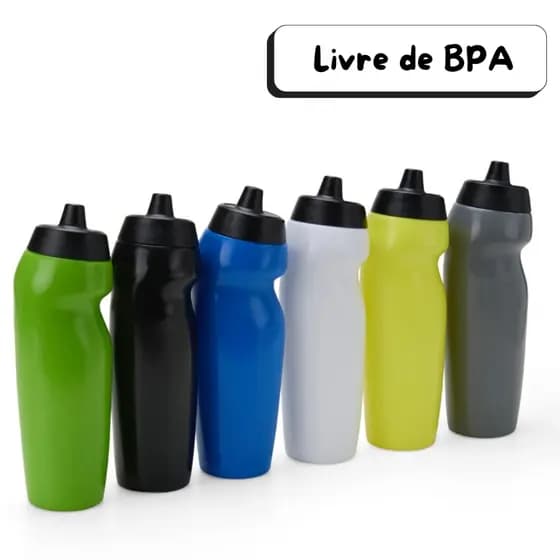 Garrafa Squeeze 640 ml Livre de BPA Válvula Antivazamento e Design Ergonômico Uso Diário esportivo