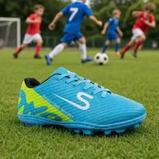 Chuteira Society Infantil pra Criança do 26 ao 33 Ideal pra Gramado Sintéticoa Sola Costurada Leve Confortável Futebol