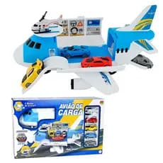 Avião De Carga Brinquedo Interativo Com Porta Lateral E Kit De Veículos Miniatura

 Pista Rampa - Dm Toys