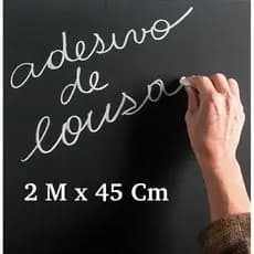 Papel Parede Adesivo Lousa Preta Quadro Negro Fosco Escrever Desenha Decoração Decorativo