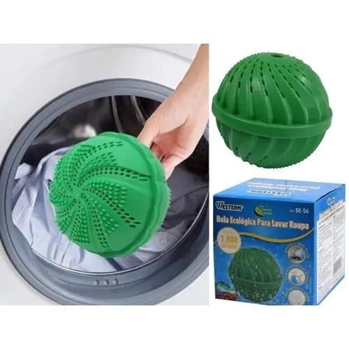 Clean Ballz Bola Mágica Lava Roupas Ecológic Filtro Tira Pelos Fiapos Batedor Máquina de Lavar
