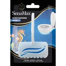 Bloco Sanitário - Senamax 28g - Marine - COMPLETO C/ SUPORTE E REFIL