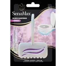Bloco Sanitário - Senamax 28g - Lavanda - COMPLETO C/ SUPORTE E REFIL