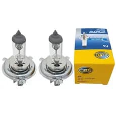 Par Lampadas H4 12v 60/55w Original Hella Bi-iodo - Lampada H4 Original Hella