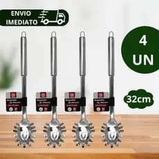 Pegador de Massas/Macarrão de Inox 32cm - Grande e Eficiente - Ideal Para Cozinhas, Buffets