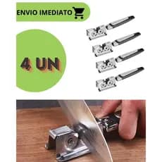 Amolador de Facas Profissional/Caseiro 04 Unidades - Metal Resistente e fácil de usar