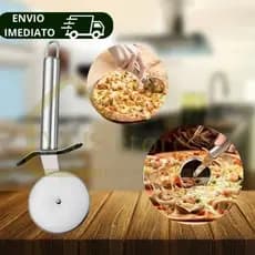 Cortador de Pizza 01 Unidade - 20,5cm Resistente fácil de usar e seguro