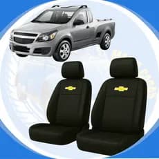 Kit Capas 100% Couro para Banco Montana Cabine Simples GM Chevrolet