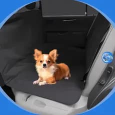 Capa Proteção Banco Traseiro Carro Animal de Estimação Viagem Contra Pelos Xixi Água Feita de Couro