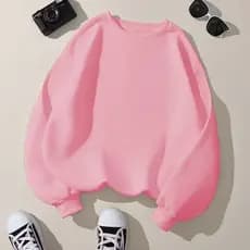 Moletom Gola Careca Feminino Casaco Feminino Rosa Feminino Moletom Sem bolso Busa de Frio