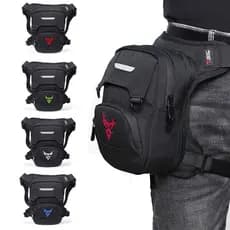 Saco De Motocicleta Com Perna Lateral À Prova D'água Sacos De Cintura Casuais Ao Ar Livre Concha Dura Fanny Pack Moto Hip Belt Cafe Racer