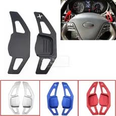 2 Pçs Paddle Shift Para KIA K3 CERATO Forte Koup SX 2015 2016 Cadenza Ceed Pro GT SW 2013 Volante Do Carro Shifter DSG Adesivos