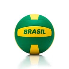 Bola De Vôlei Brasil EVA Leve Para Quadra Piscina Praia Temática Copa Do Mundo