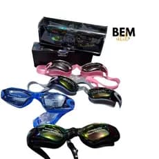 Óculos Natação Adulto Profissional Lentes Espelhado Feminino e Masculino Proteção UV