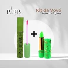 Kit Gloss + Batom Mágico  24h Efeito Mágico - CORES ALEATORIAS