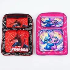 Mochila Infantil Escolar de Personagens - Amplos Bolsos, Design Compacto e Durabilidade para meninos e meninas