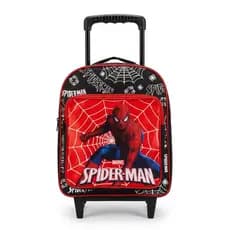 Mochila Infantil Escolar Para Creche de Rodinhas do Homem Aranha