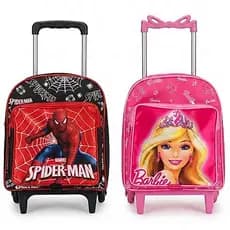 Mochila Infantil Escolar Para Creche de Rodinhas para Menino e Menina