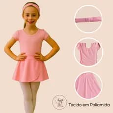 Kit Roupa De Ballet Com 3 Peças Premium
