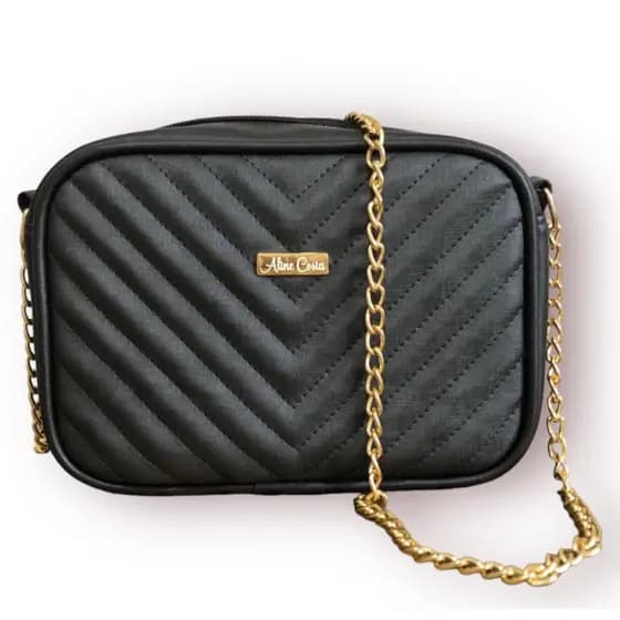 Bolsa Transversal Feminina de Ombro Corrente
