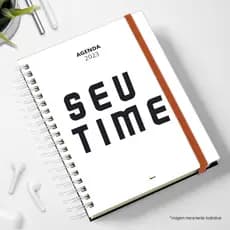 Agenda 2026 Internacional time de futebol Caderno Inter Colodo personalizado planner