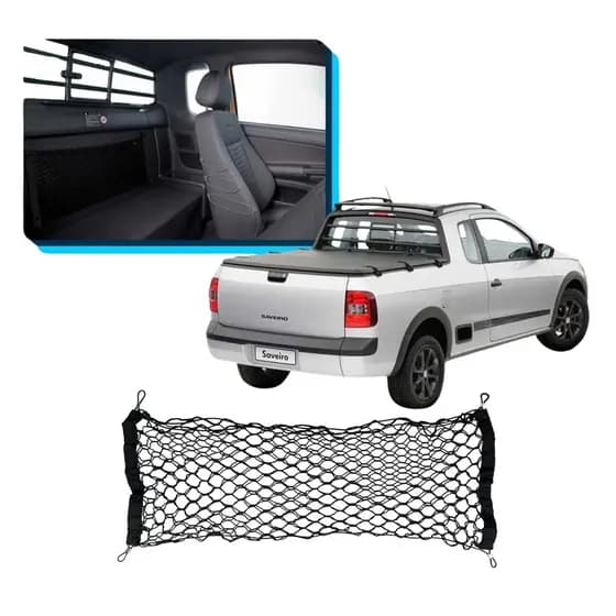 Rede Tela Elástica Saveiro G5 G6 G7 Cross Trend Robust Porta
