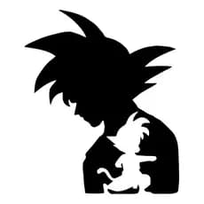 Adesivo Goku Dragon Ball 14 X 11 Cm Carro Moto Notebook VARIAS CORES